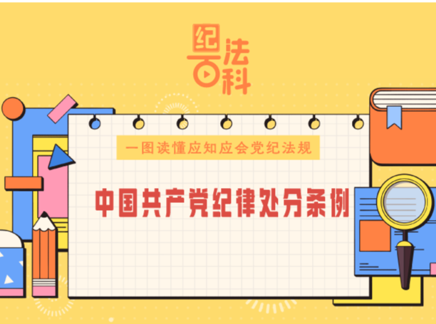 紀法百科·一圖讀懂應知應會黨紀法規(guī)丨中國共產黨紀律處分條例